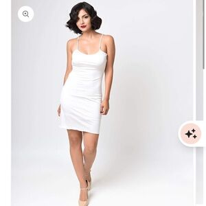 Unique Vintage White Slip